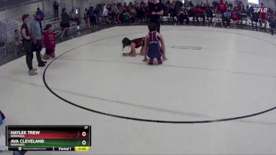 113 lbs Cons. Semi - Haylee Trew, Nebraska vs Ava Cleveland, Nebraska