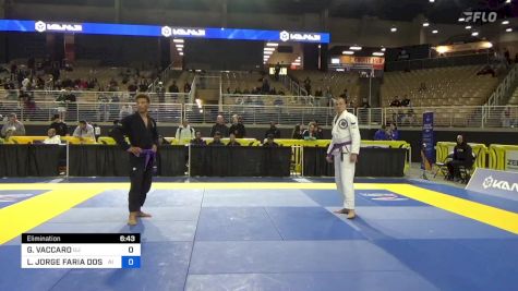 GUY VACCARO vs LUCAS JORGE FARIA DOS REIS 2024 Pan Jiu Jitsu IBJJF Championship