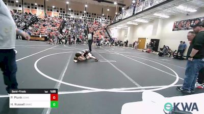 83 lbs Semifinal - Preston Plunk, Coweta Tiger Wrestling vs Hudson Russell, Broken Arrow Wrestling Club