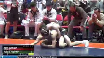 113 lbs Finals (8 Team) - Rory Burright, DeKalb vs Damian Resendez, Chicago (Mt. Carmel)