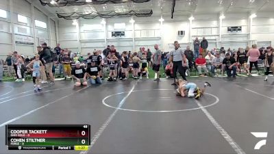 48 lbs Round 2 (8 Team) - Cooper Tackett, Ohio Gold vs Cohen Stiltner, Forge