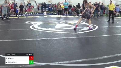 160-E lbs Semifinal - Vandavian Way, NY vs Adoniah Delgado, MI