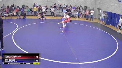 126 lbs Cons. Round 4 - Cody Stevenson, Canby Mat Club vs Ray Burks, Newberg Mat Club