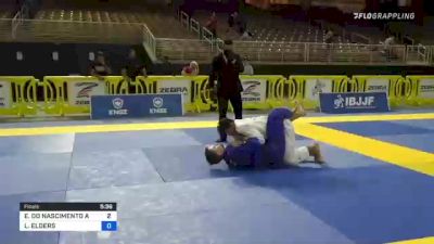 EDILSON DO NASCIMENTO AZEVEDO vs LUKE ELDERS 2021 Pan Jiu-Jitsu IBJJF Championship