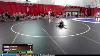 100 lbs Round 1 (6 Team) - Amber Kremper, Team Red vs Gabbie Hopkins, Team White