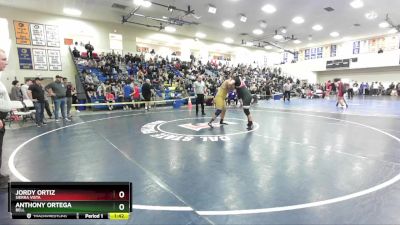 215 lbs Semifinal - Jordy Ortiz, Sierra Vista vs Anthony Ortega, Bell