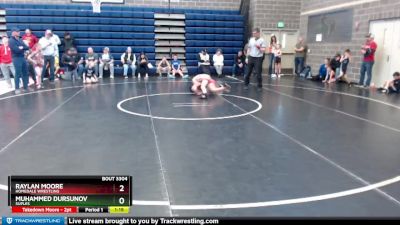 80 lbs Champ. Round 1 - Raylan Moore, Homedale Wrestling vs Muhammed Dursunov, Suples