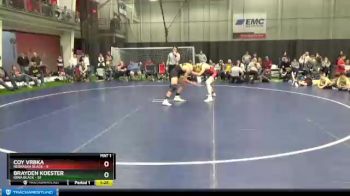 160 lbs Round 4 (6 Team) - Brayden Koester, Iowa Black vs Coy Vrbka, Nebraska Black