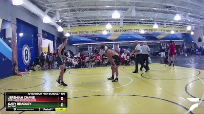 190 lbs Cons. Round 5 - Gary BRADLEY, Bayside vs Jeremiah Chavis, Hernando Wrestling Club