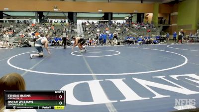 215 lbs Semifinals (8 Team) - Oscar Williams, EDMOND NORTH vs Ethene Burns, STILLWATER