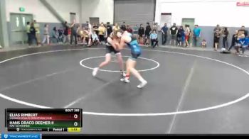 136 lbs Round 1 - Elias Rimbert, CHUGACH EAGLES WRESTLING CLUB vs Hans Draco Deemer Ii, Mat-Su Matmen