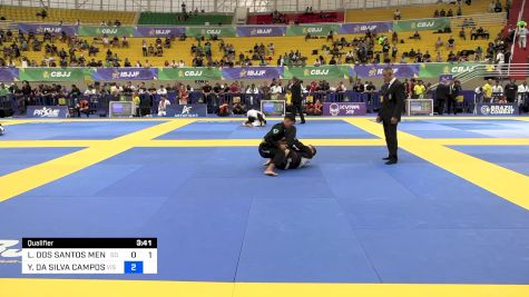 LUCAS DOS SANTOS MENEZES vs YURI DA SILVA CAMPOS 2024 Brasileiro Jiu-Jitsu IBJJF