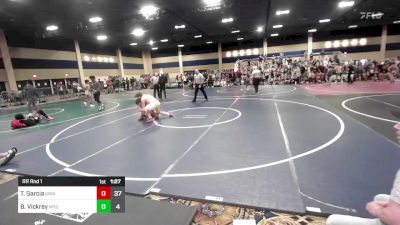 160 lbs Rr Rnd 1 - Tavier Garcia, Grindhouse WC vs Brace Vickrey, Wyoming Underground