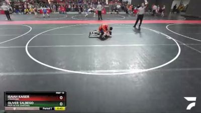 120 lbs Cons. Round 5 - Isaiah Kaiser, Stratford vs Oliver Salbego, MGM Silver Spartans