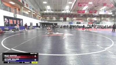 101 lbs Cons. Round 4 - Esther Walker, Midland University vs Riley Banyas, Campbellsville University