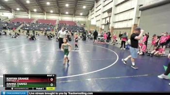 55 lbs Round 1 (6 Team) - Kanyan Grange, Utah Gold vs Davina Chavez, Gold Rush