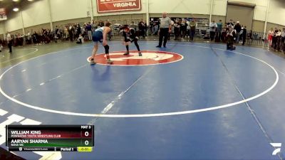 102 lbs Cons. Round 5 - William King, Powhatan Youth Wrestling Club vs Aaryan Sharma, Nova WC