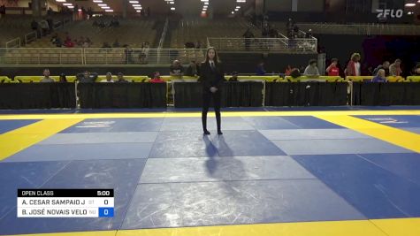 ARTHUR CESAR SAMPAIO JACINTHO vs BRUNO JOSÉ NOVAIS VELOSO DA SILV 2024 Pan Jiu Jitsu IBJJF Championship