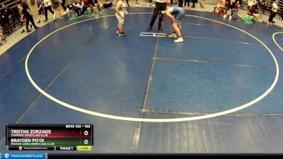 102 lbs Cons. Round 3 - Tristan Zorzakis, Charger Wrestling Club vs Brayden Po`oi, Payson Lions Wrestling Club