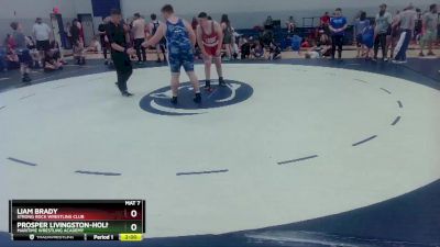 250 lbs Semifinal - Prosper Livingston-Holmes, Maritime Wrestling Academy vs Liam Brady, Strong Rock Wrestling Club