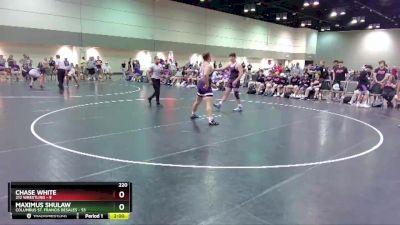 220 lbs Round 2 (16 Team) - Maximus Shulaw, Columbus St. Francis DeSales vs Chase White, 212 Wrestling