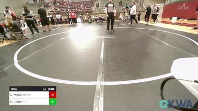 61 lbs Rr Rnd 5 - Riley McClure, Berryhill Wrestling Club vs Elliott Gibson, Owasso Takedown Club