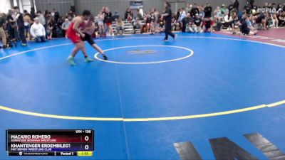 136 lbs Cons. Round 2 - Macario Romero, Sunnyside Ironman Wrestling vs Khantenger Erdembilegt, Mat Demon Wrestling Club