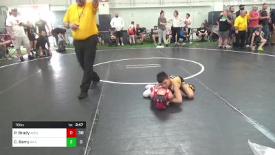 70 lbs Pools - Padraig Brady, Ares W.C. (MI) vs Colton Barry, 84 Athletes (VA)