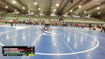 80 lbs Quarterfinal - Kolby Heerdink, Clinton Youth Wrestling Club-AAA vs James Marquardt, Eagles Wrestling Club Liberty North-AAA