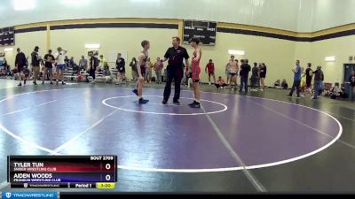 106 lbs Round 2 - Tyler Tun, Snider Wrestling Club vs Aiden Woods, Franklin Wrestling Club