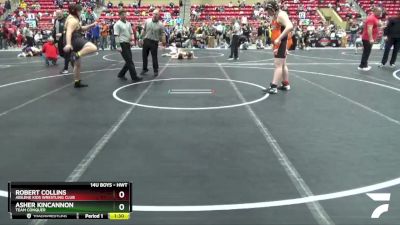 3rd Place Match - Robert Collins, Abilene Kids Wrestling Club vs Asher Kincannon, Team Conquer