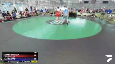 285 lbs Round 3 (8 Team) - Grant Bahnsen, Team Texas A vs CJ Orchard, Team Oregon