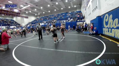 90 lbs Consi Of 4 - Waylon Wright, Weatherford Youth Wrestling vs Jaxon Starcevich, Norman Grappling Club