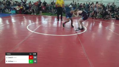 110 lbs Round 2 - Jonny Leach, Phoenix W.C. vs Ryder Wilber, EP Rattlers