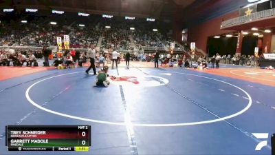 3A-126 lbs Quarterfinal - Trey Schneider, Newcastle/Upton vs Garrett Madole, Pinedale