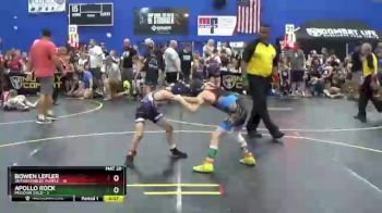 65 lbs Round 3 (6 Team) - Bowen Lefler, Untouchables Purple vs Apollo Rock, Missouri Gold