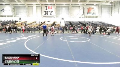 124 lbs Cons. Round 5 - Ruger Pastwik, Eden Wrestling Club vs Andrew Aparo, Victor Wrestling Club