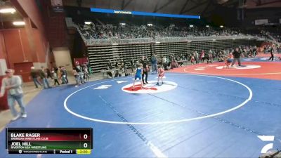 63 lbs Cons. Round 4 - Blake Rager, Sheridan Wrestling Club vs Joel Hill, Riverton USA Wrestling