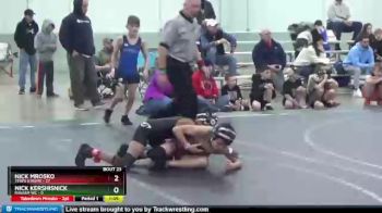 72 lbs Round 6 (8 Team) - Nick Mrosko, Terps Xtreme vs Nick Kershisnick, Ranger WC