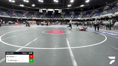 130 lbs 7th Place Match - Eleanor Giertuga, Lincoln-Way Central vs Maria Green, Glenbard East