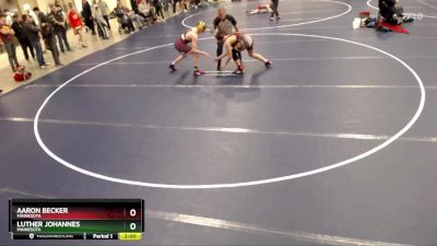 165 lbs Champ. Round 1 - Luther Johannes, Minnesota vs Aaron Becker, Minnesota