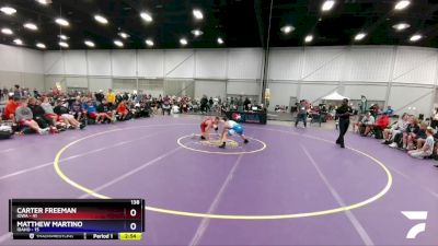 138 lbs Round 2 (8 Team) - Carter Freeman, Iowa vs Matthew Martino, Idaho