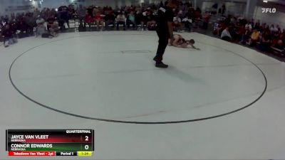 109 lbs Quarterfinal - Connor Edwards, Nebraska vs Jayce Van Vleet, Nebraska