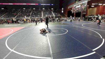 58 lbs Consi Of 8 #2 - Sawyer Teppo, Sturgis Youth WC vs Henry Bertsch, Baker WC