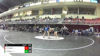 113 lbs Round 3 (8 Team) - Zach Masek, Lincoln Southwest vs Henry Kriegler, Papillion-LaVista South