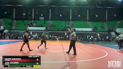 220 lbs Cons. Round 3 - Jake Navarro, Athens vs XAVIER DERAMUS, Oxford