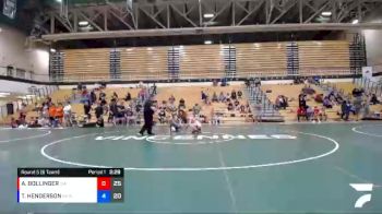 113 lbs Round 5 (6 Team) - AYDEN BOLLINGER, CENTRAL INDIANA ACADEMY OF WRESTLING vs TY HENDERSON, MAURER COUGHLIN WRESTLING CLUB