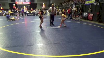 95 lbs Quarterfinal - Ella Kasunic, Oil City vs Dalauna Farneth, Valley