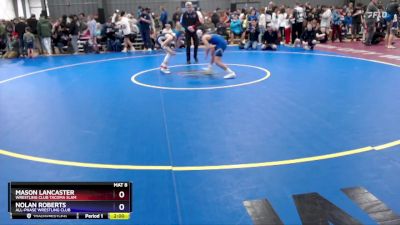 97 lbs Round 1 - Mason Lancaster, Wrestling Club Tacoma Slam vs Nolan Roberts, All-Phase Wrestling Club