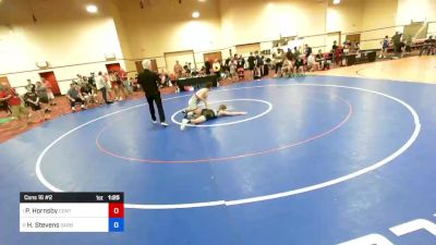 62 kg Cons 16 #2 - Peyton Hornsby, Contenders Wrestling Academy vs Hunter Stevens, Sarbacker Wrestling Academy